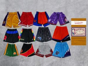 Pantalones cortos NBA Hardwood Classics. Bulls, Lakers, Raptors, Magic. Colección Hardwood Classics